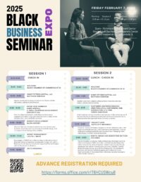 Black Expo Seminar – Workshop Schedule Flyer